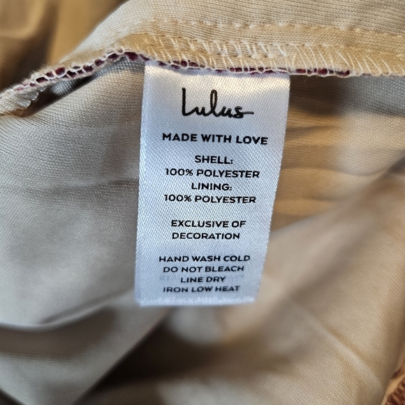 Lulus Alluring Dream Burgundy Floral Mesh Lace Trumpet Midi Dress Red - Picture 13 of 14